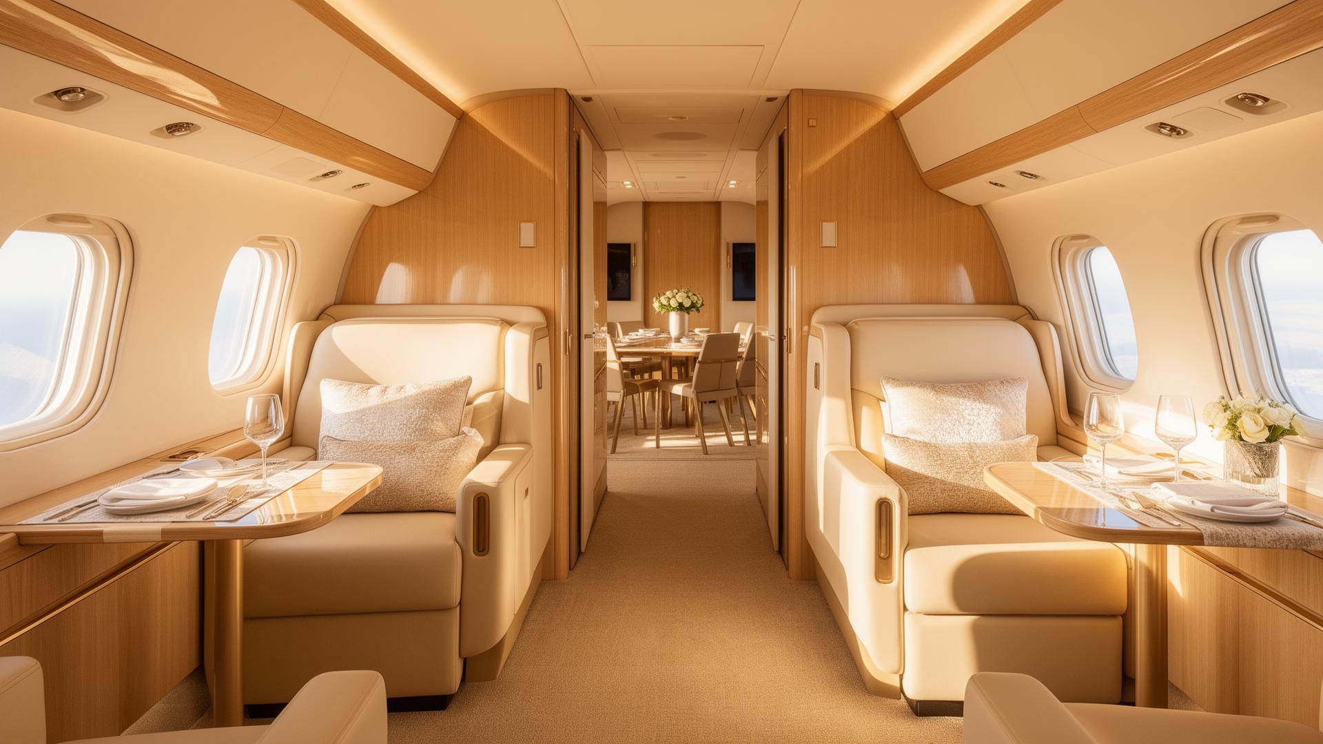 Cabine VIP en configuration première classe